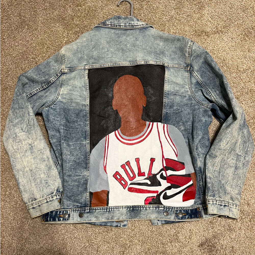 Custom Made Michael Jordan Jean Jacket